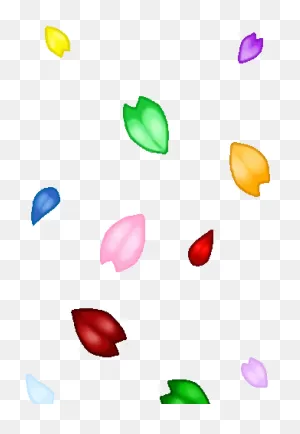 Petals Sticker - Falling Flowers Animated Gif - (373X495) Png ClipartFlare.com 