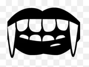 Fangs Clipart Vampire Diaries - Vampire Teeth Cartoon - Png ClipartFlare.com 