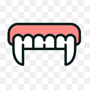 Fangs Vector PNG-WebP Icon (2) - Png Repo Free Png Icons