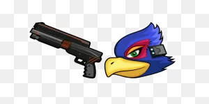 Star Fox Falco Lombardi And Blaster Cursor – Custom Cursor