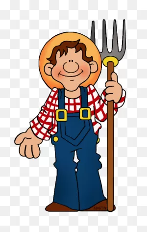 Occupations Clip Art By Phillip Martin, Farmer