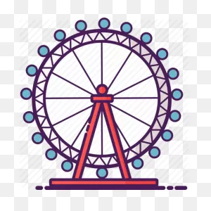 Amusement, Eye, Ferris Wheel, London, Park Icon - Download On ClipartFlare.com 