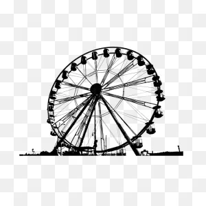 Simple Ferris Wheel | Free PNG-WebP
