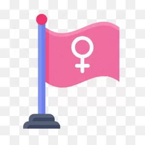Feminism, Woman, Feminist, Rights, Flag, Win, Success Icon ClipartFlare.com 