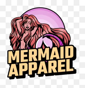 Beach Apparel Brand Logo Maker Featuring A Mermaid - Clothing ClipartFlare.com 