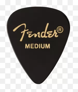 Fender 351 Black Med 12Pk