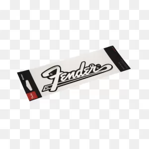 Fender Logo 3D Amp Sticker, Black And White