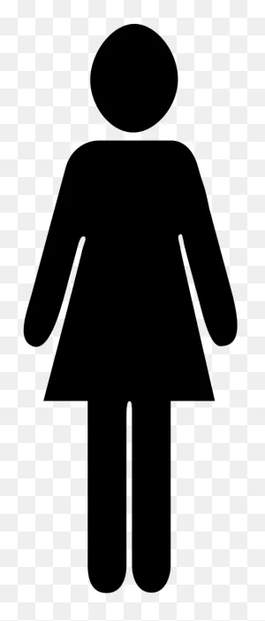 Woman Icon Characters Toilet Png Image - Female Icon Vector Free ClipartFlare.com 