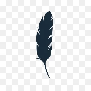 Feather Bird Down Silhouette Transparent Png & PNG-WebP Vector