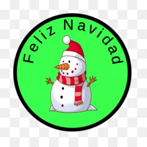 Feliz Navidad Sticker - Snowman Clipart - Full Size Clipart ClipartFlare.com 