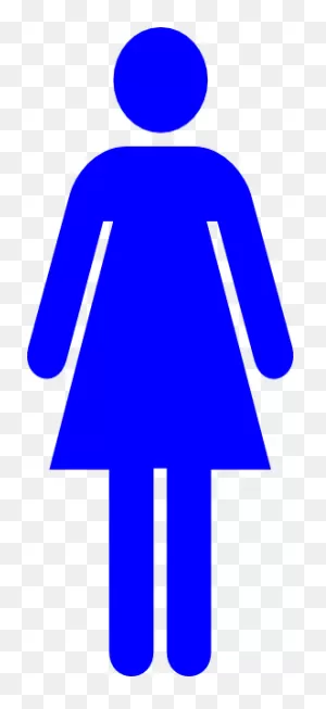 Blue Female Restroom Symbol Clip Art At ClipartFlare ClipartFlare.com - Vector Clip ClipartFlare.com 