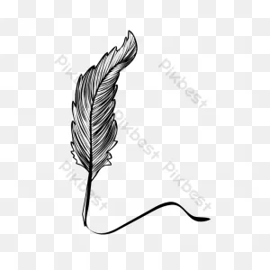 Cartoon Drawing Feather Pen Writing Illustration | Png Images Eps ClipartFlare.com 