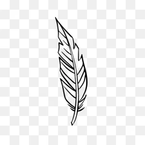 Drawn Leaf Like Feather #ad , #ad, #affiliate, #feather, #leaf ClipartFlare.com 