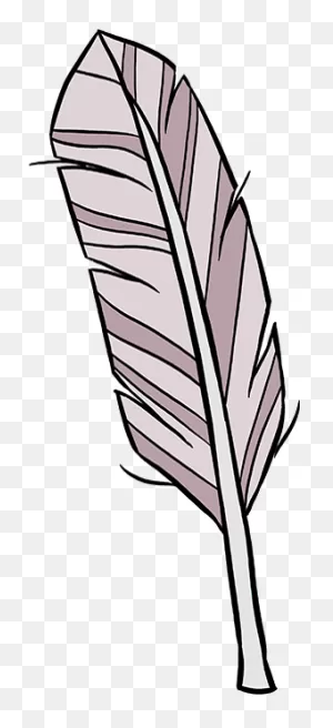 How To Draw Feather - Draw Feather Clipart - Full Size Clipart ClipartFlare.com 