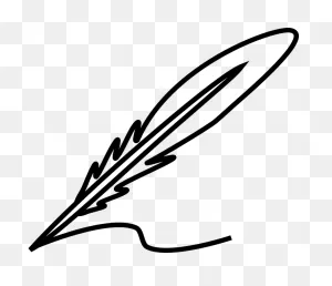 Collection Of Feather Pen Cliparts - Feather Pen Clipart ClipartFlare.com 