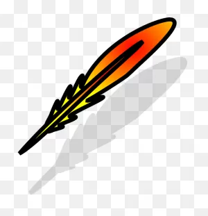 Feather Pen Bird - Free Vector Graphic On ClipartFlare