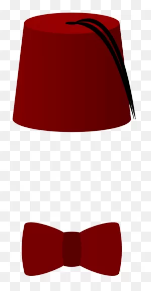Doctor Who Clipart Fez - Bow Tie And Fez - (519X1000) Png Clipart ClipartFlare.com 