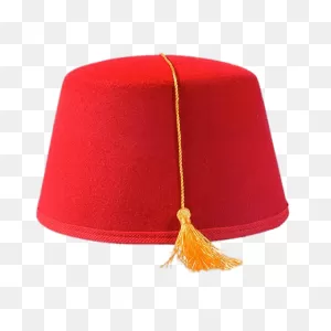 Fez With Gold Tassel Transparent Png - Stickpng