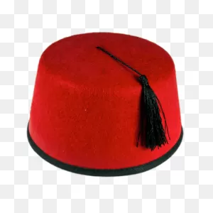 Fez With Black Tassel Transparent Png - Stickpng