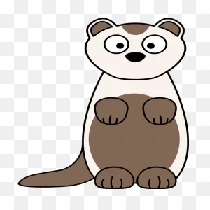Ferret Clipart - Full Size Clipart (#2019393) - ClipartFlare