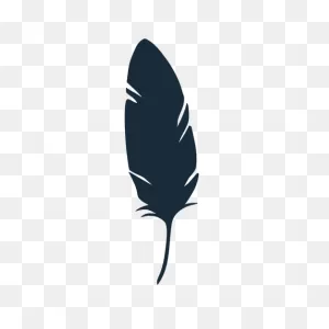 Bird Down Feather Silhouette - Transparent Png & PNG-WebP Vector | Owl ClipartFlare.com 