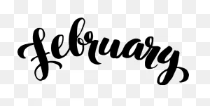 February Rubber Stamp