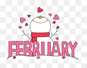 February Clip Art - February Images - Month Of February Clip Art