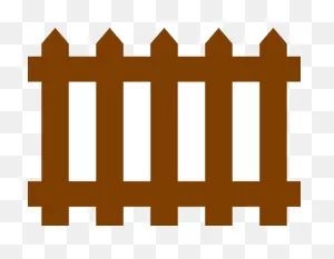 Fence Vector Png - Fence Clipart | Full Size Png Download | ClipartFlare