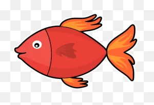 Fish Fish Beak Leaf Clipart - Fish Clipart Animals Clip Art