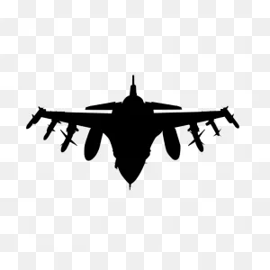 Fighter Jet Silhouette | Free PNG-WebP