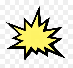 Explosion Battle Star - Free Vector Graphic On ClipartFlare