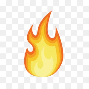 Fire Cartoon Flame Clip Art - Fire Cartoon Silhouette Transparent ClipartFlare.com 