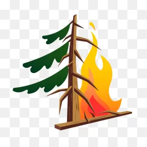 Forest Fires & Climate Change | Effects Of Deforestation On ClipartFlare.com 
