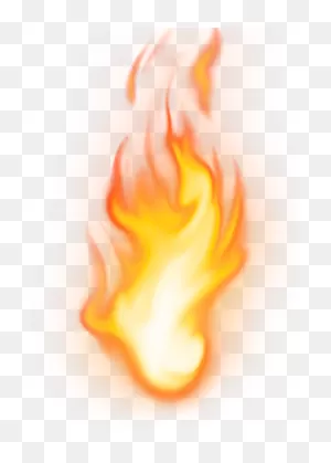 Flame Computer Software - Yellow Simple Flame Effect Element Png ClipartFlare.com 