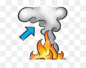 Smoke Effect Clipart Fire - Cartoon Fire And Smoke - Png Download ClipartFlare.com 