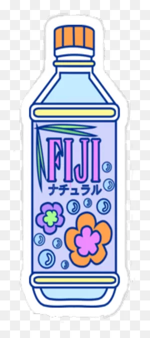 Fiji #bottle #water #pixel - Aesthetic Fiji Water Bottle Clipart ClipartFlare.com 