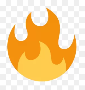 Fire, Flame, Tool, Light, Spark Icon - Twitter Fire Emoji Png ClipartFlare.com 