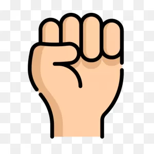 File:red Stylized Fist.PNG-WebP - Wikimedia Commons