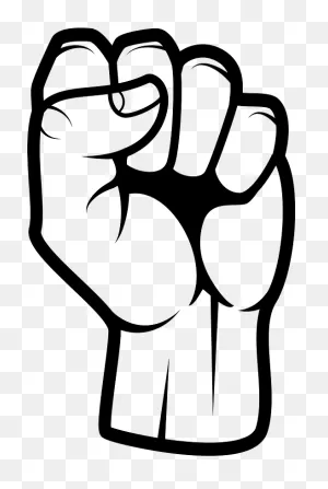 Raised Fist Clip Art - Transparent Background Fist Icon - Png ClipartFlare.com 