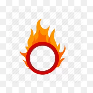 Fire Circle Clipart - Illustration, Fire, Circle, Transparent Clip Art