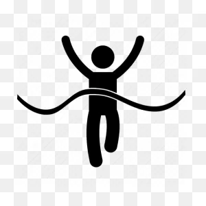 Champion, End, Finish, Finishing, Line, Man, Running Icon - Download ClipartFlare.com 