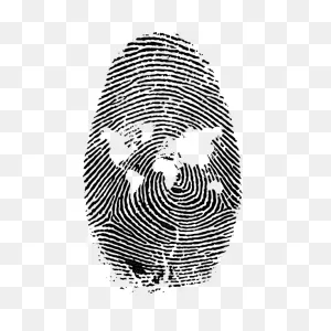 World Map Finger Print | Free PNG-WebP