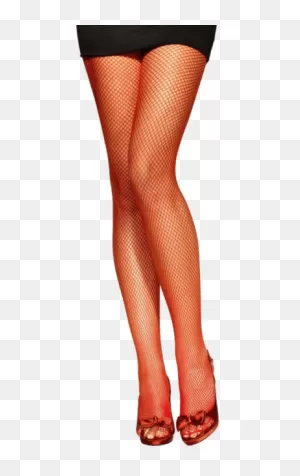 Red Fishnet Tights Accessory