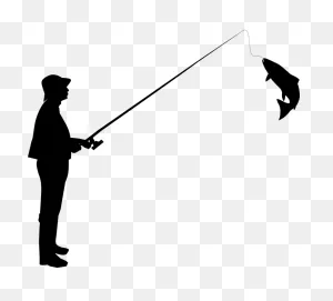 Free Photo Fish Fisherman Man Outdoor Fishing Silhouette - Max Pixel