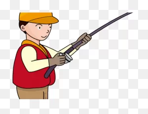 Fishing Rod Clipart Fisherman - Clipart Fisherman With Rod - Png ClipartFlare.com 