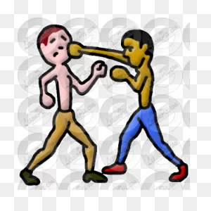 Fight Picture For Classroom / Therapy Use - Great Fight Clipart