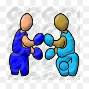 Fight Picture For Classroom / Therapy Use - Great Fight Clipart