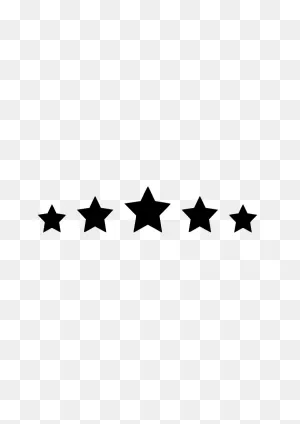 Five Stars Simple Silhouette Free PNG-WebP File - PNG-WebPheart ClipartFlare.com