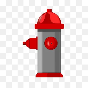 Realistic Fire Hydrant Sticker