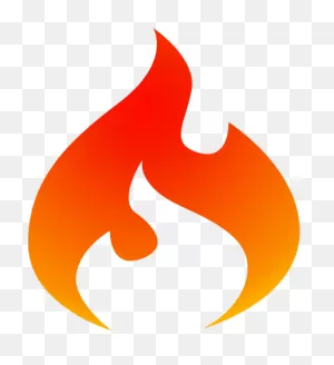 Flame Fire - Transparent Background Fire Icon Clipart - Full Size ClipartFlare.com 
